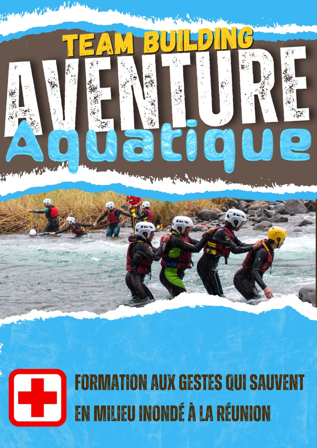 Team Building sauvetage aquatique : utile, immersif et coopératif pour apprendre à sauver et renforcer l’équipe
