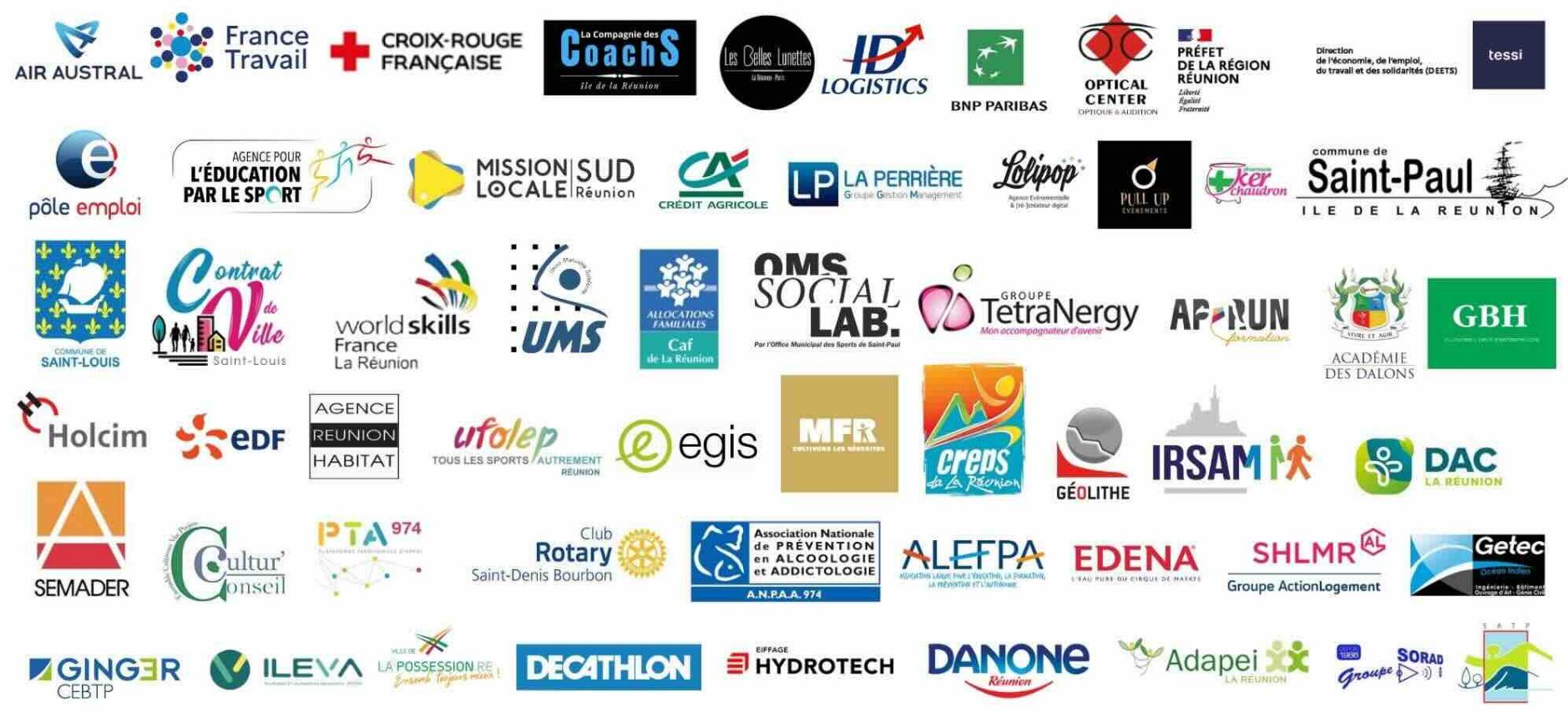 Quelques logos de client ayant fait des Team Building avec nous